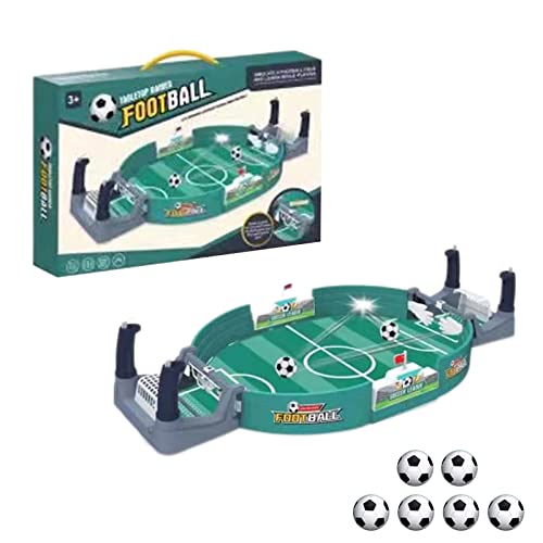 2022 Worlds Cup Mini Table Football Games, Portable Childrens Football Battle Table with 6 Football Parent-child Interactive Toys Mini Pressure Relief Table Soccer Early Education Toys