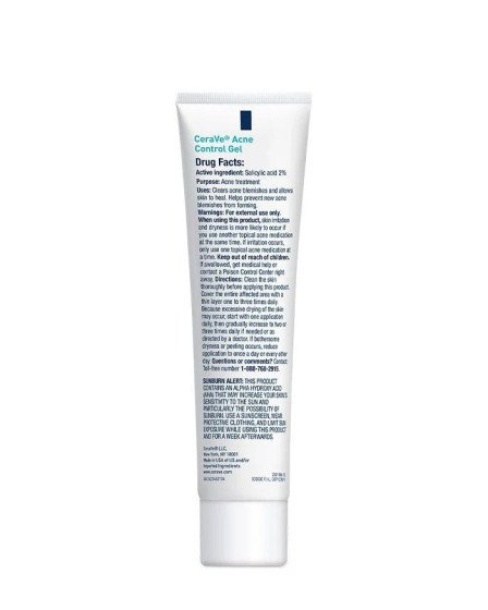 CERAVE AHA BHA ACNE CONTROL GEL - 1.35FL OZ