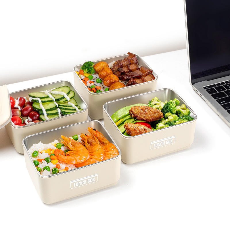 Lunch Box Set with Insulated Carry Bag